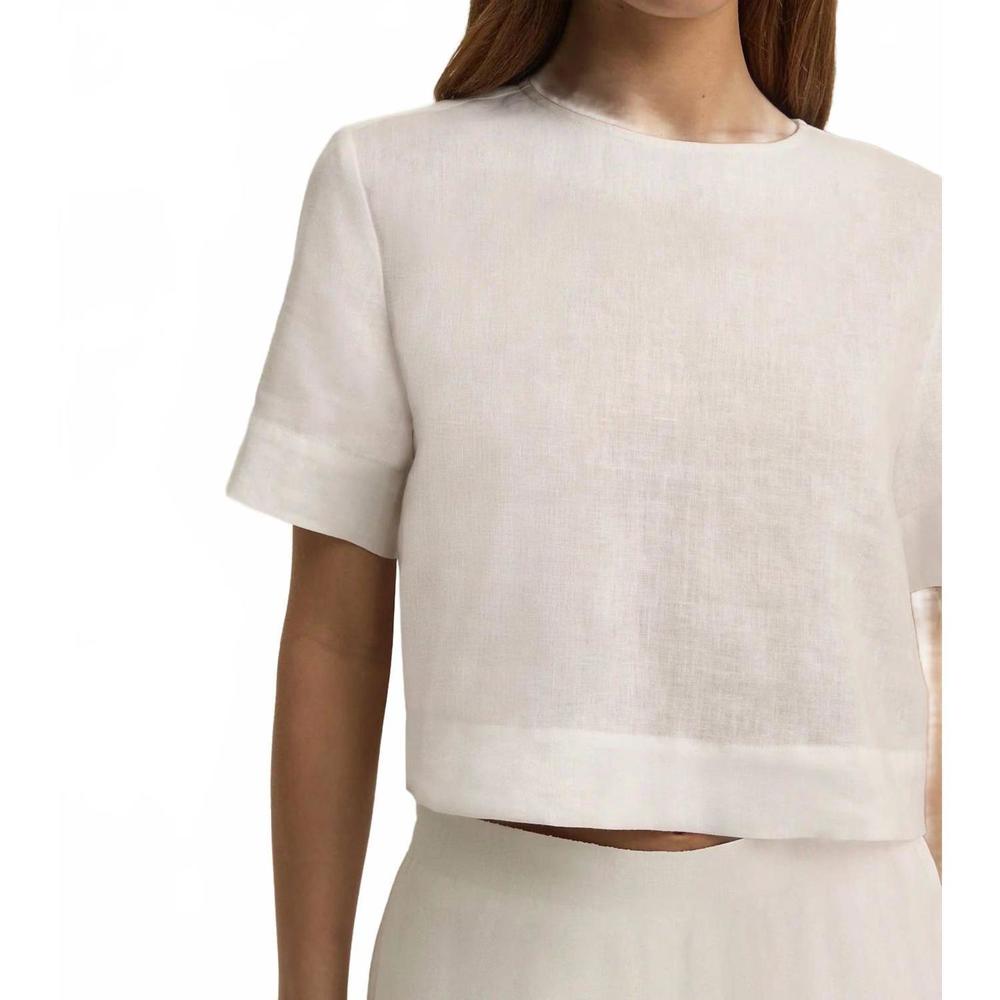 NEW FAVORITE DAUGHTER the easy breezy top in white - Picture 2 of 5